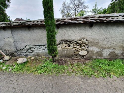 Klostermauer in neuem Kleid